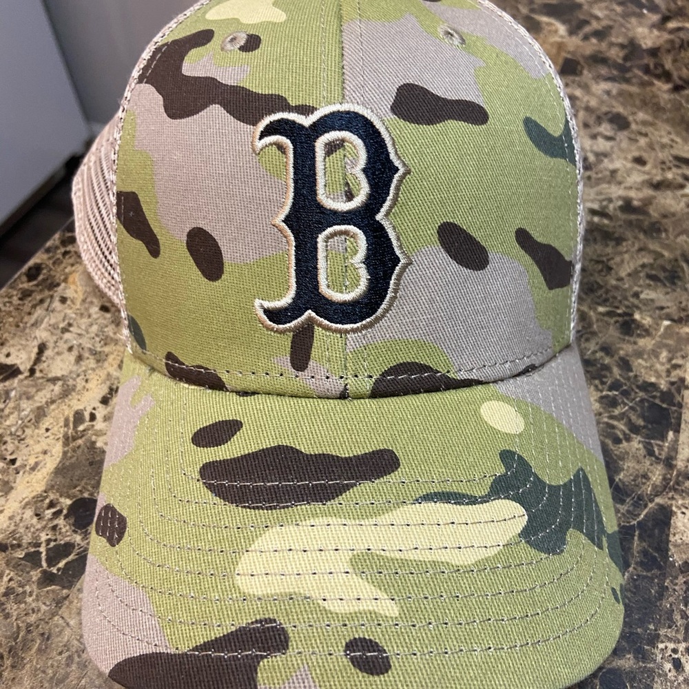Red Sox Camo baseball hat